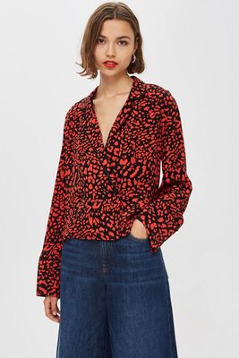 TALL Leopard Print Shirt from Topshop 
