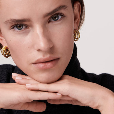 24 Pairs Of Gold Hoops With A Difference 