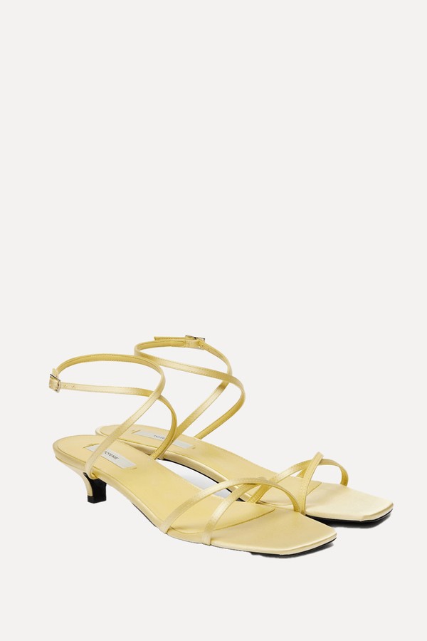 Satin Sandals from Totême