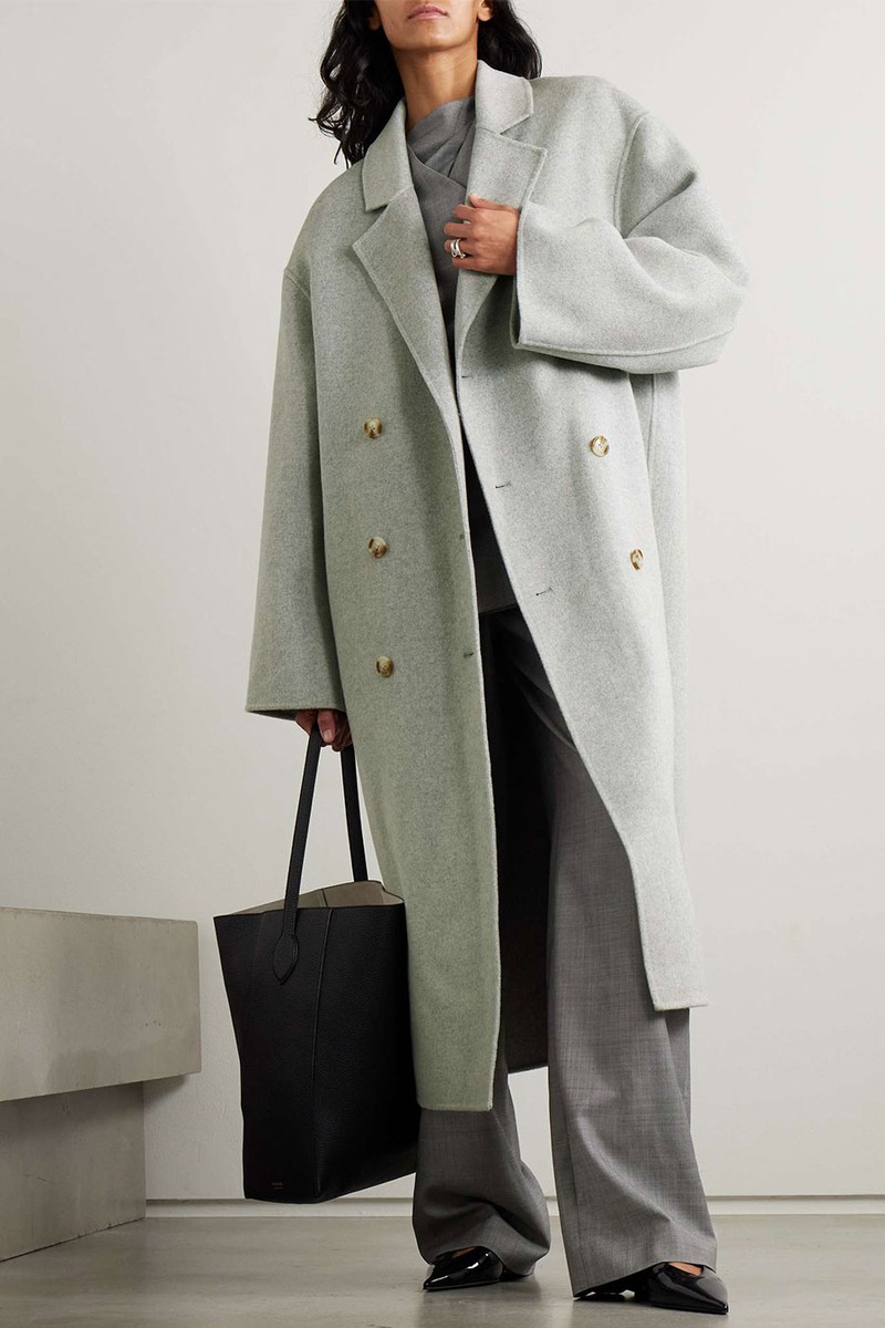 Borneo Double-Breasted Wool & Cashmere-Blend Coat from LouLou De Saison