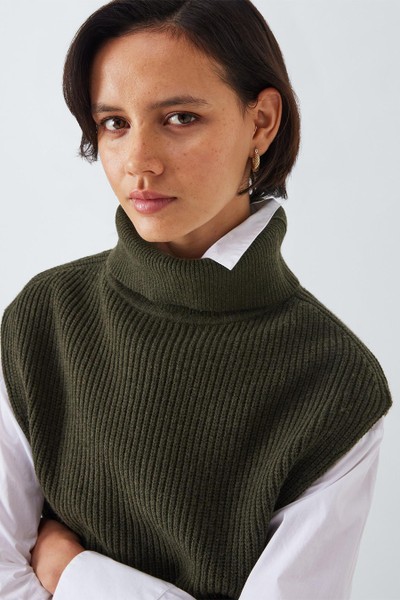 Turtleneck Knitted Vest Top from John Lewis