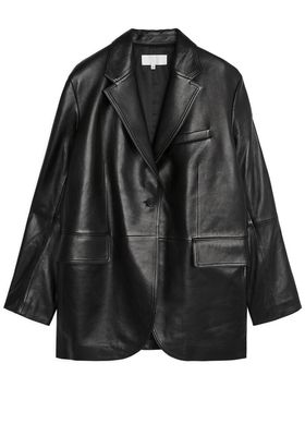 Oversized Leather Blazer from Arket