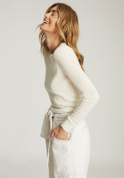 Crew Neck Knitted Top