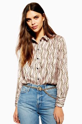 Chain Print Shirt from Topshop