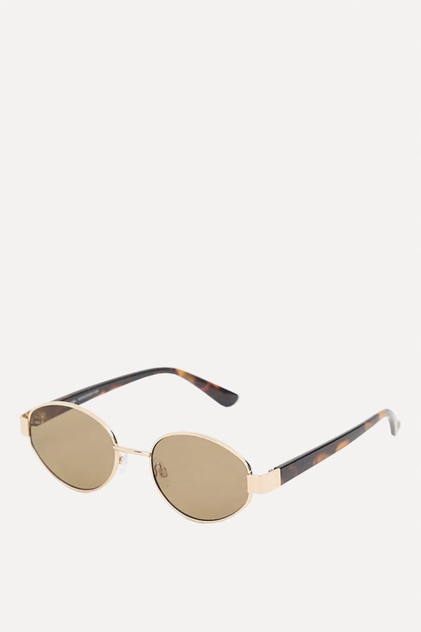 Metal Frame Oval Sunglasses from GEORGE at ASDA