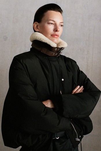 Shearling-Trimmed Cotton-Blend Shell Jacket from LOEWE