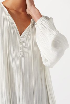 Open Neck Pleated Blouse from Jigsaw