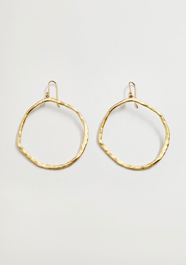 Hoop Pendant Earrings from Mango