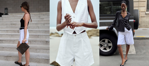 A Look We Love: White Shorts 