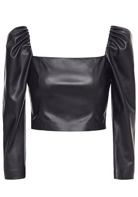 Faux Leather Top from Alice + Olivia
