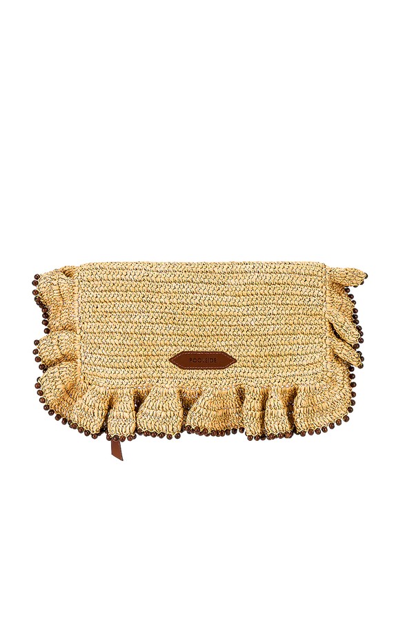 The Sogno Ruffle Clutch from Poolside