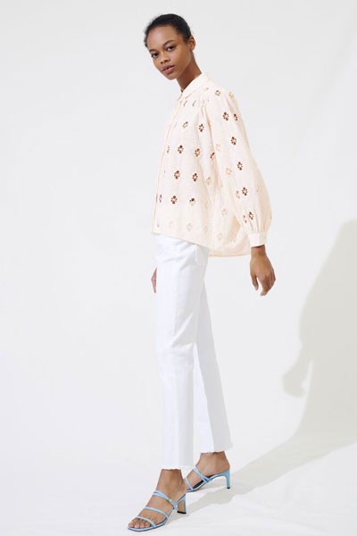 Broderie Anglaise Shirt from Maje