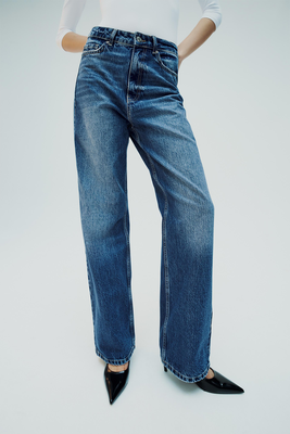 Z1975 Straight-Fit High-Waist Full Length Jeans from Zara