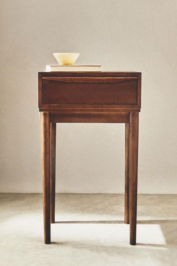 Ash Wood Night Table 