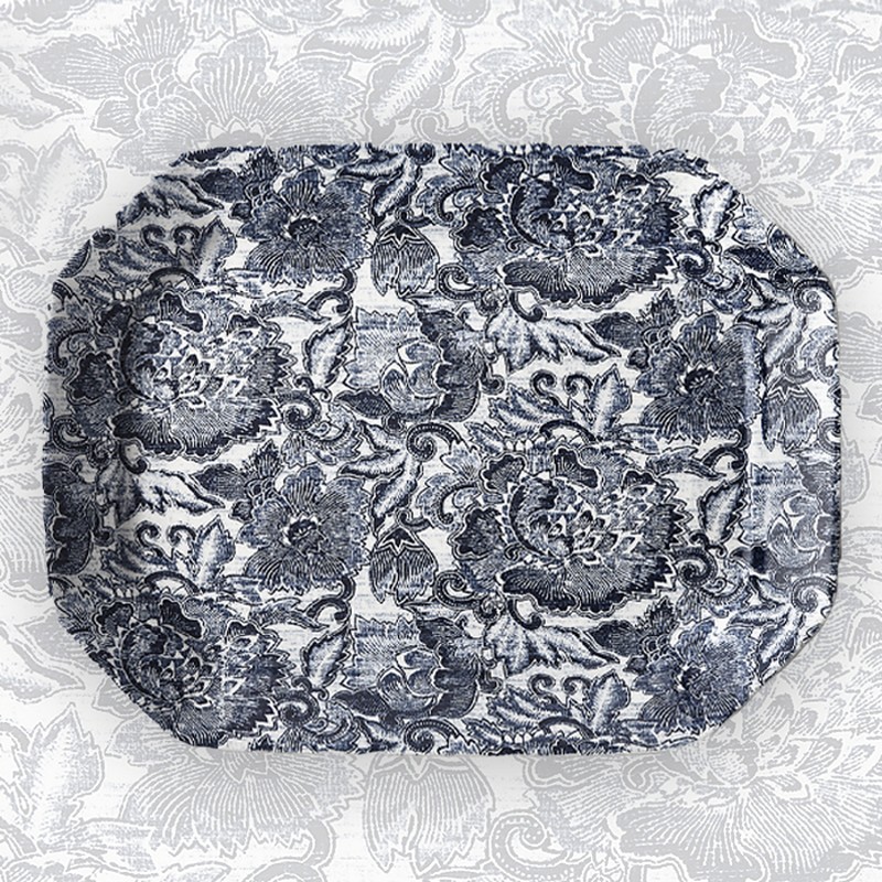 Faded Peony Large Tray, £125