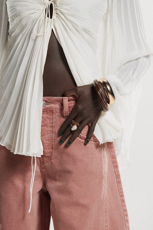 Good Luck Mid Rise Barrel Leg Jeans from Free People