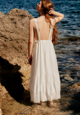 Rustic Tiered Dress from Zara