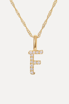 Diamond Initial Necklace, £345 | Edge Of Ember