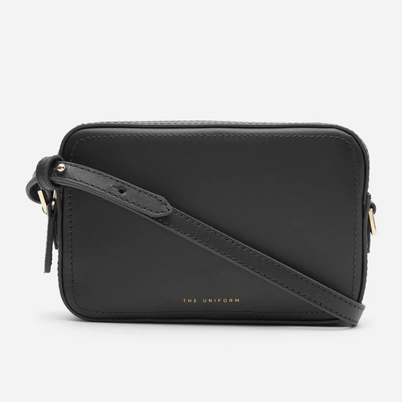 Leather Cross-Body Box Bag from The Uniform