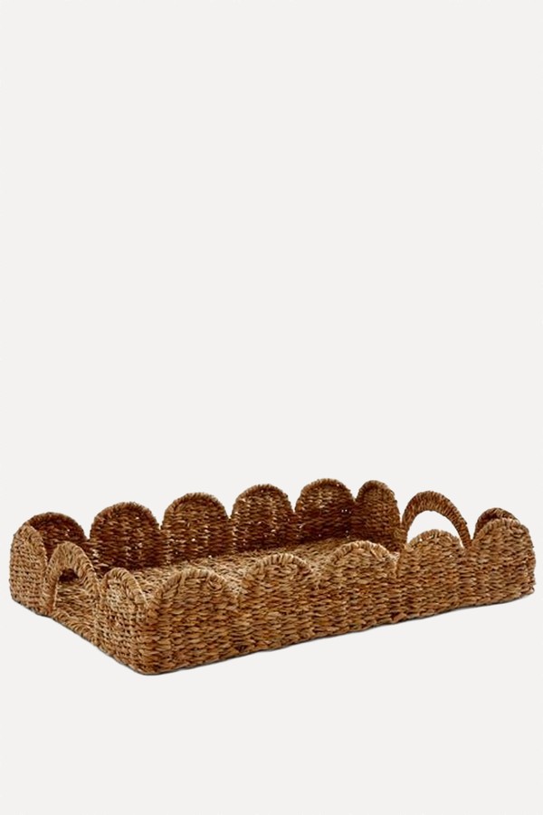 Seagrass Scallop Tray