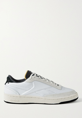 Club C Suede-Trimmed Leather Sneakers from Reebok X Victoria Beckham