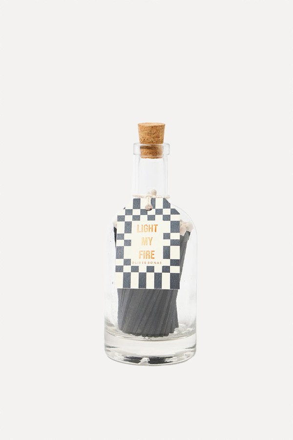 Light My Fire Glass Bottle Matches from Oliver Bonas