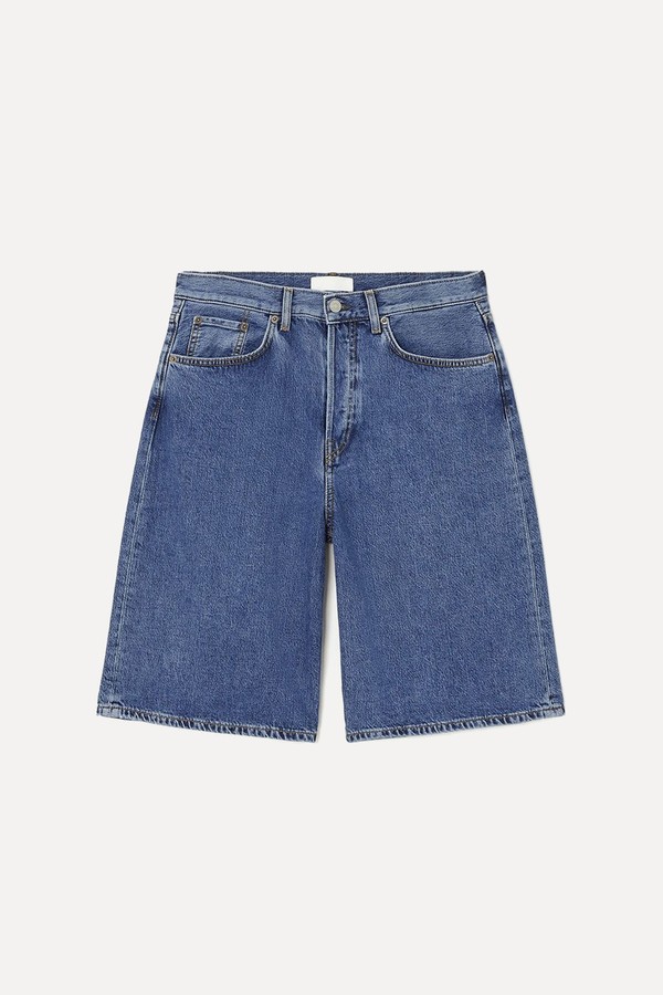 Longline Denim Shorts from COS