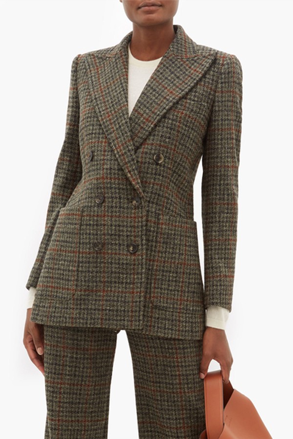 Bianca Double Breasted Wool Jacket from Bella Freud
