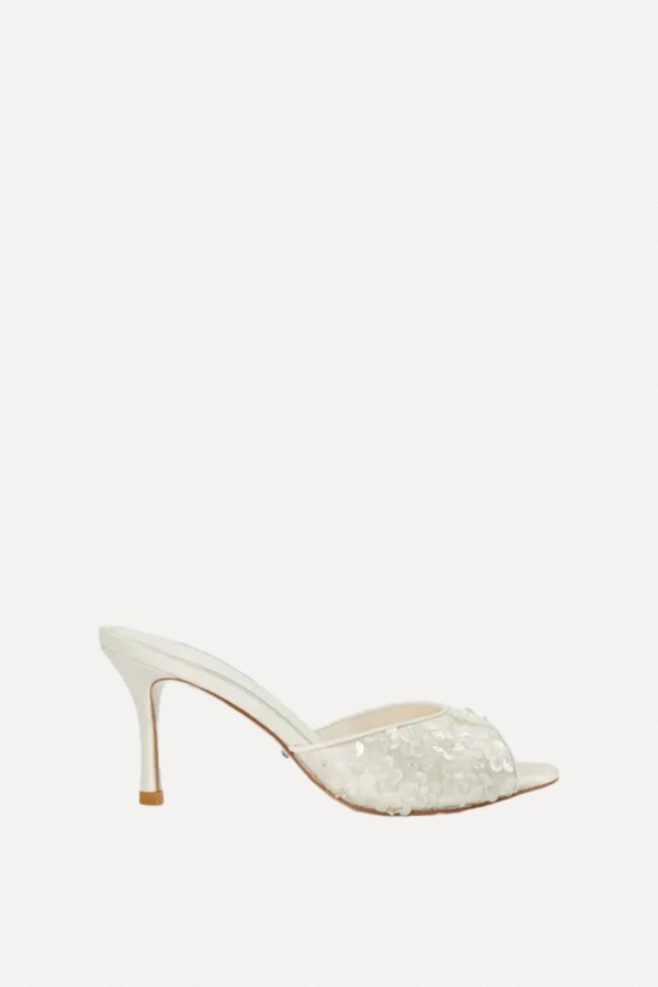 Minimoon Sequined Embellished Wedding Mules from Dune London