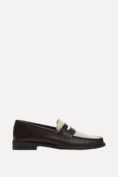 Leather Penny Loafers from Mango