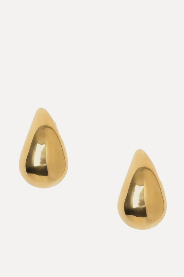 Water Resistant Stainless Dome Earrings from Marks & Spencer