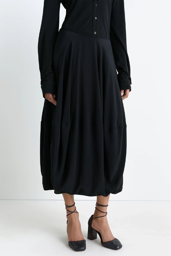 Balloon Midi Skirt
