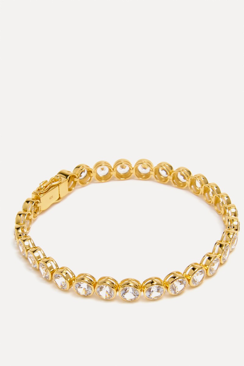 Gold Tennis Bracelet