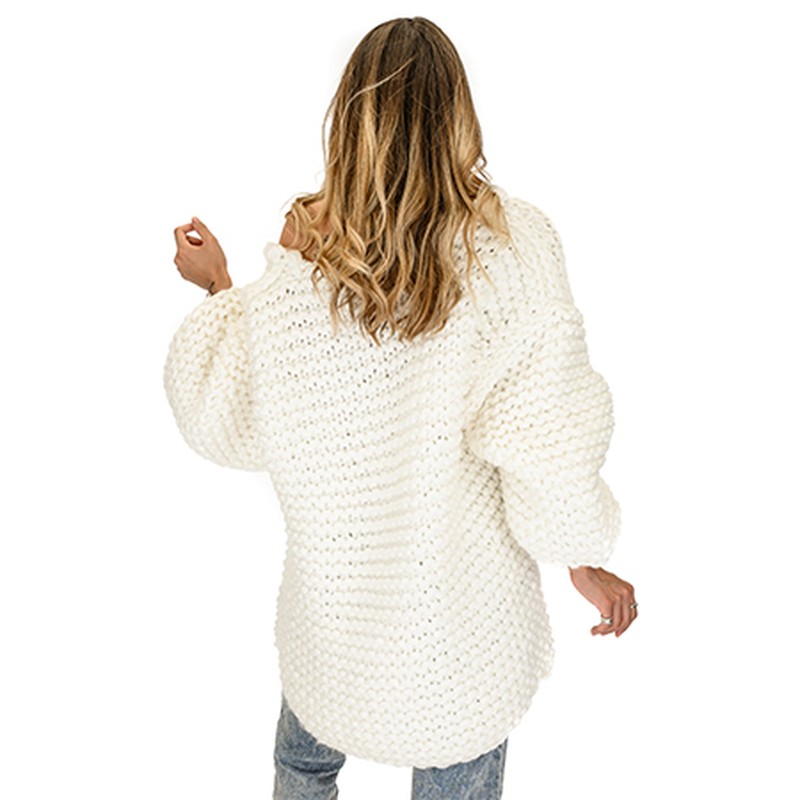 Oversized V-Neck Sweater, €210 | MumsHandmade