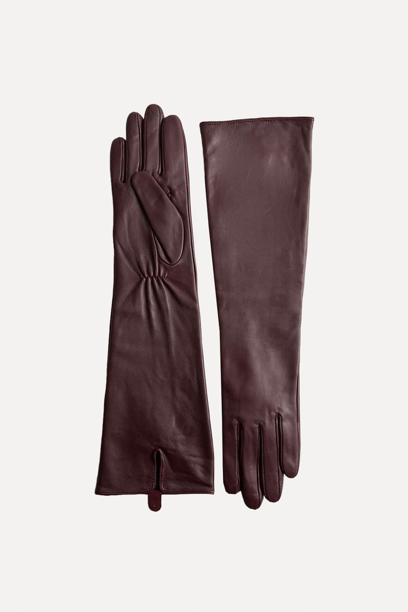 Leather Mid Length Gloves from Marks & Spencer