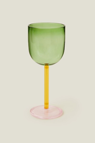 Colour Block Wine Glass  from Accessorize