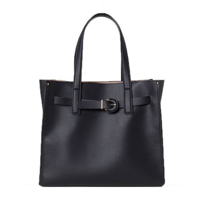 Black Handbag With Belt Buckle from H&M