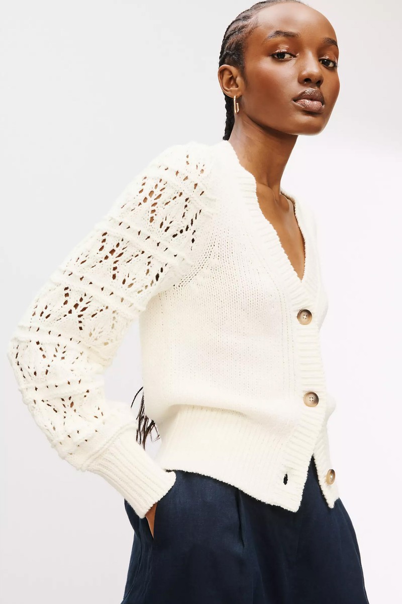 Pointelle Cardigan from John Lewis & Partners