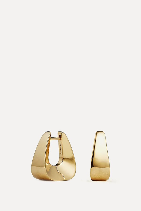 Vermeil Delta Hoops from Otiumberg