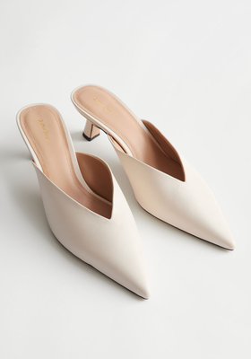 Kitten Heel Leather Mules from & Other Stories 