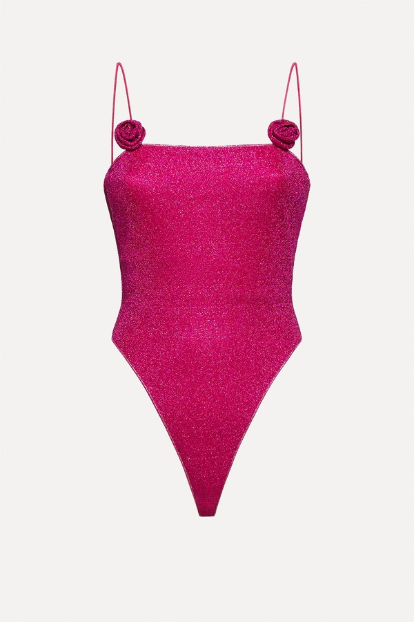 Lumière Rose-Appliqué Swimsuit from Oséree