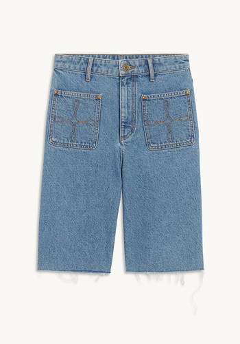 Denim Bermuda Shorts from Sandro