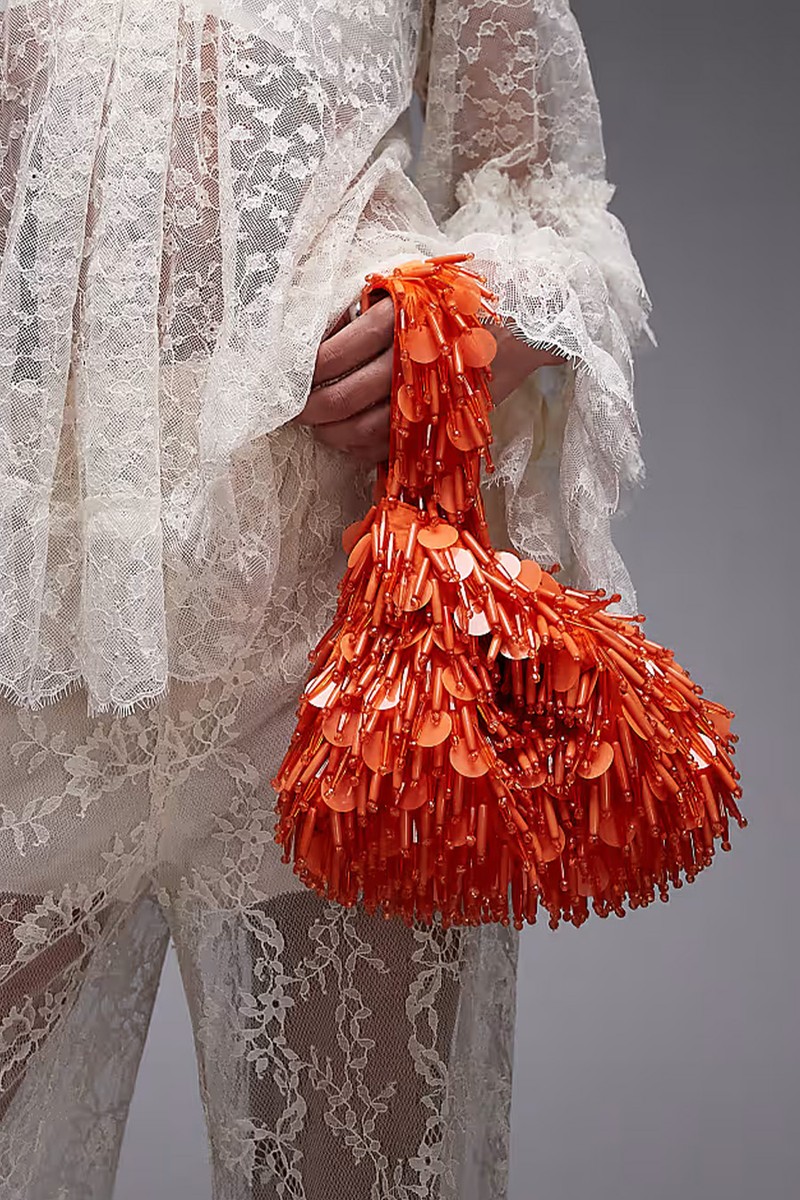 Golda Beaded Grab Bag from TOPSHOP
