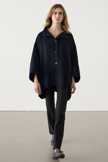 Wool Blend Voluminous Cape from Massimo Dutti