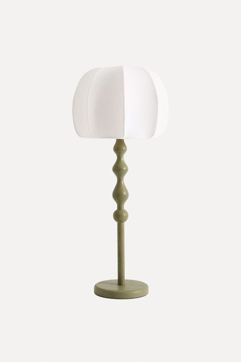 Large Wood Table Lamp from LALA Reimagined