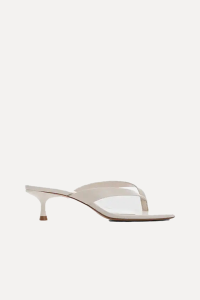 Kitten Heel Sandals from Mango