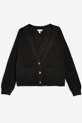 Button Crop Cardigan from Topshop