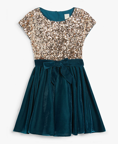 Sequin Velour Dress from John Lewis & Partners