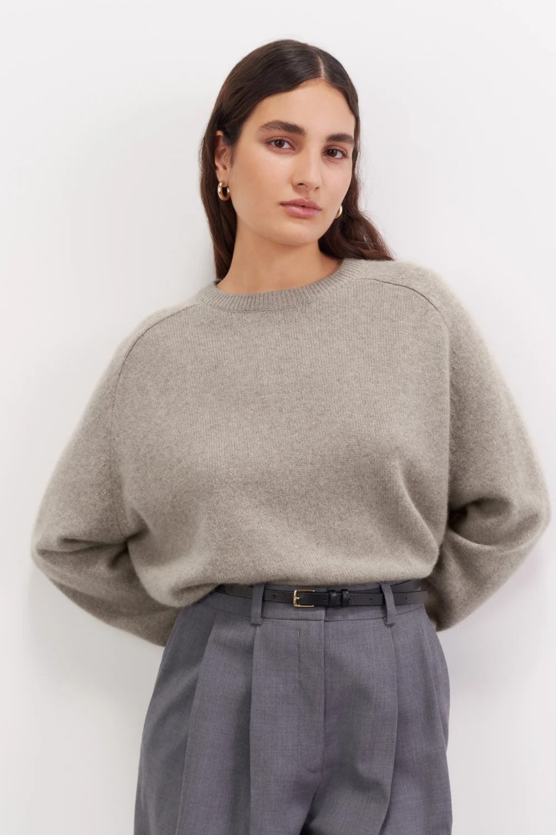 Boyfriend O-Neck from Soft Goat
