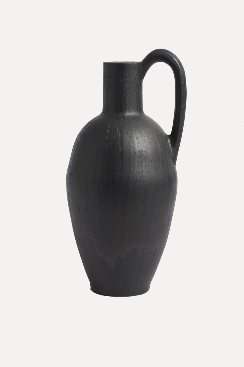 Large Textured Ceramic Jug